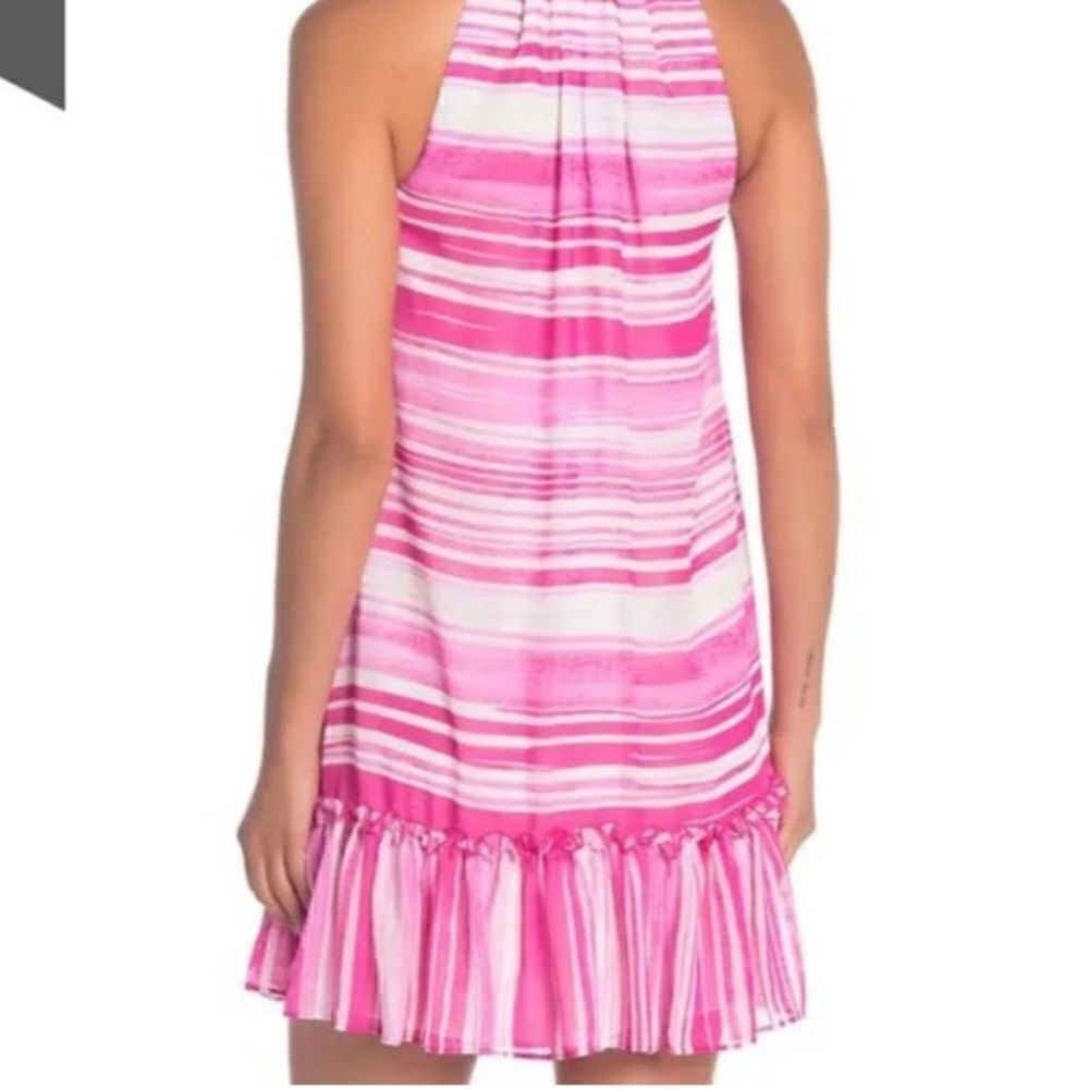 NEW Trina Turk Pink High Neck Dress - Picture 2 of 2